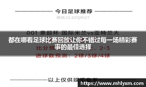 都在哪看足球比赛回放让你不错过每一场精彩赛事的最佳选择
